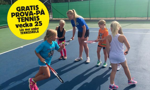 Dags att anmäla till tennisskolan!